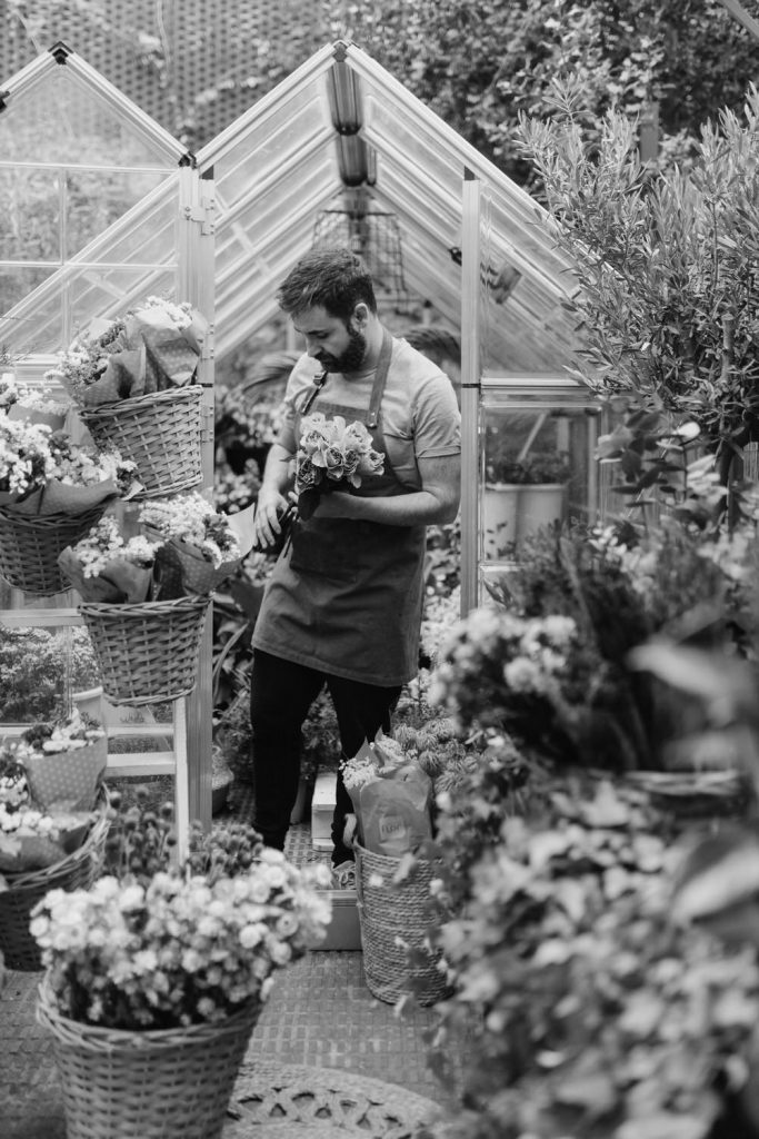 Retrato corporativo a Cultura de Flor, floristería en Burgos