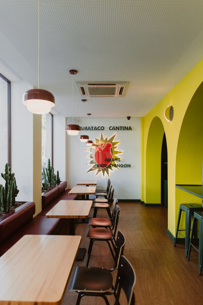 Fotografía de interiorismo de MamaTaco en Burgos